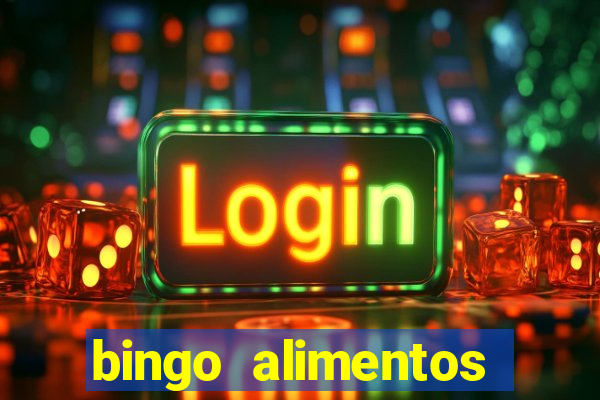 bingo alimentos para imprimir